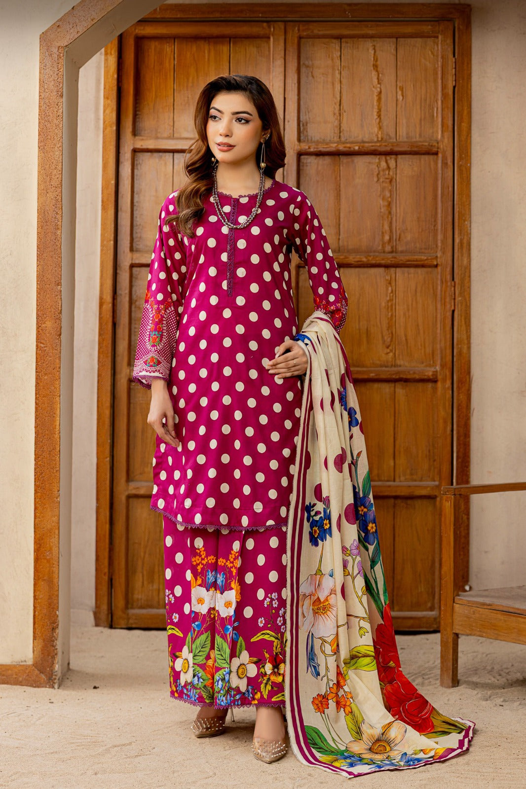 Pure Airjet Lawn Printed 3-Piece Stitched Suit | Summer Collection | Ready To Wear