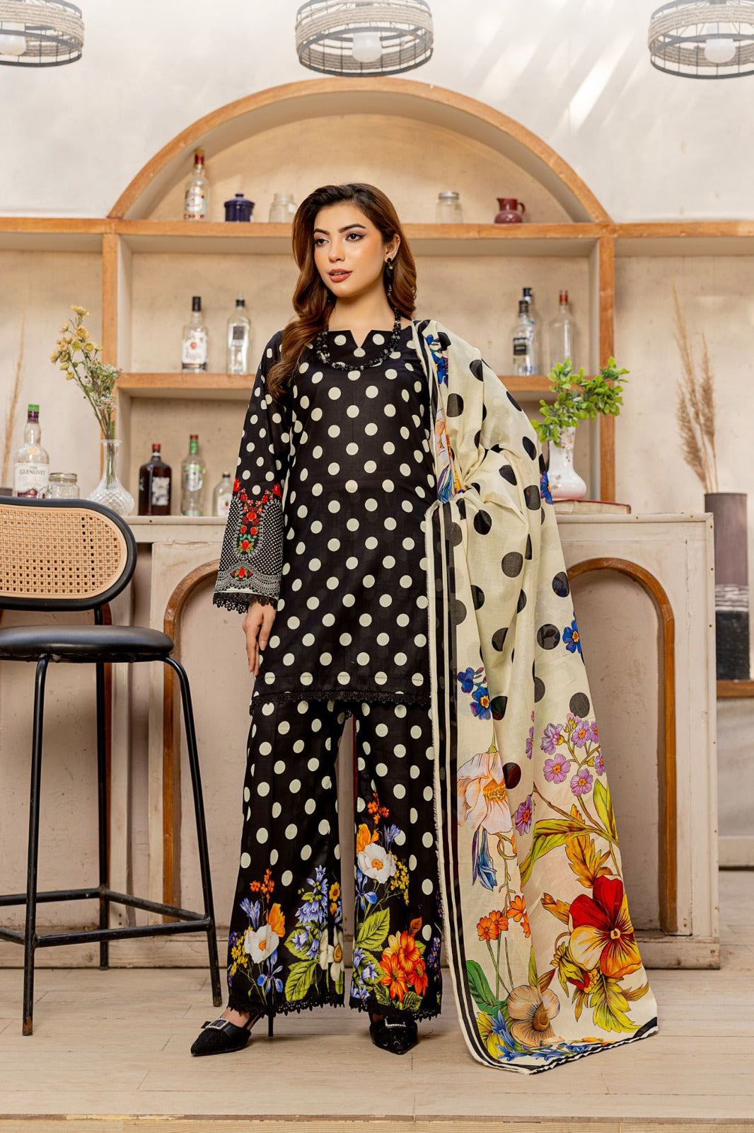 Pure Airjet Lawn Printed 3-Piece Stitched Suit | Summer Collection | Ready To Wear