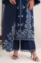 Heavy Embroidered Lawn 3-Piece Stitched Suit with Chiffon Dupatta & Cutwork | Ready To Wear