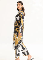 02 Piece Printed Cotton Suit - Ready To Wear