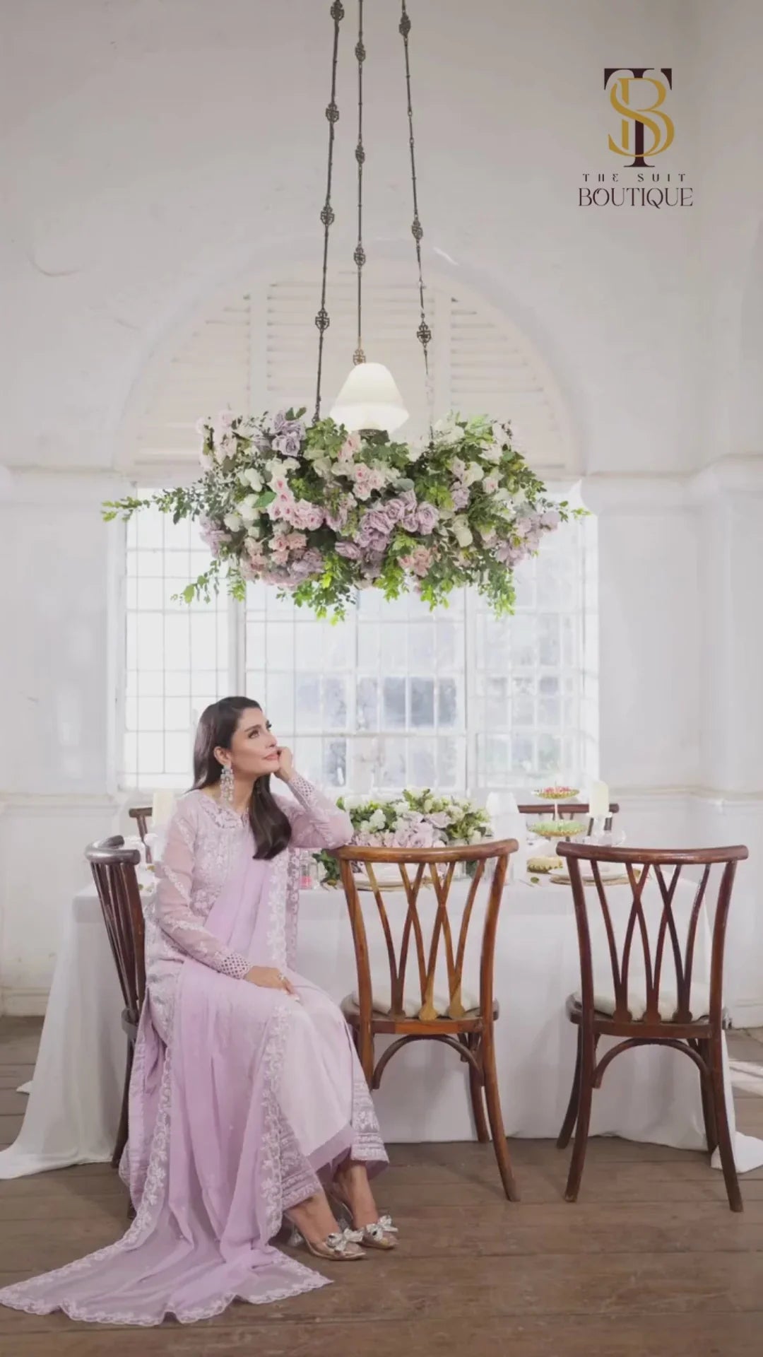 03 Piece Stitched Chiffon Embroidery Suit - Ready To Wear