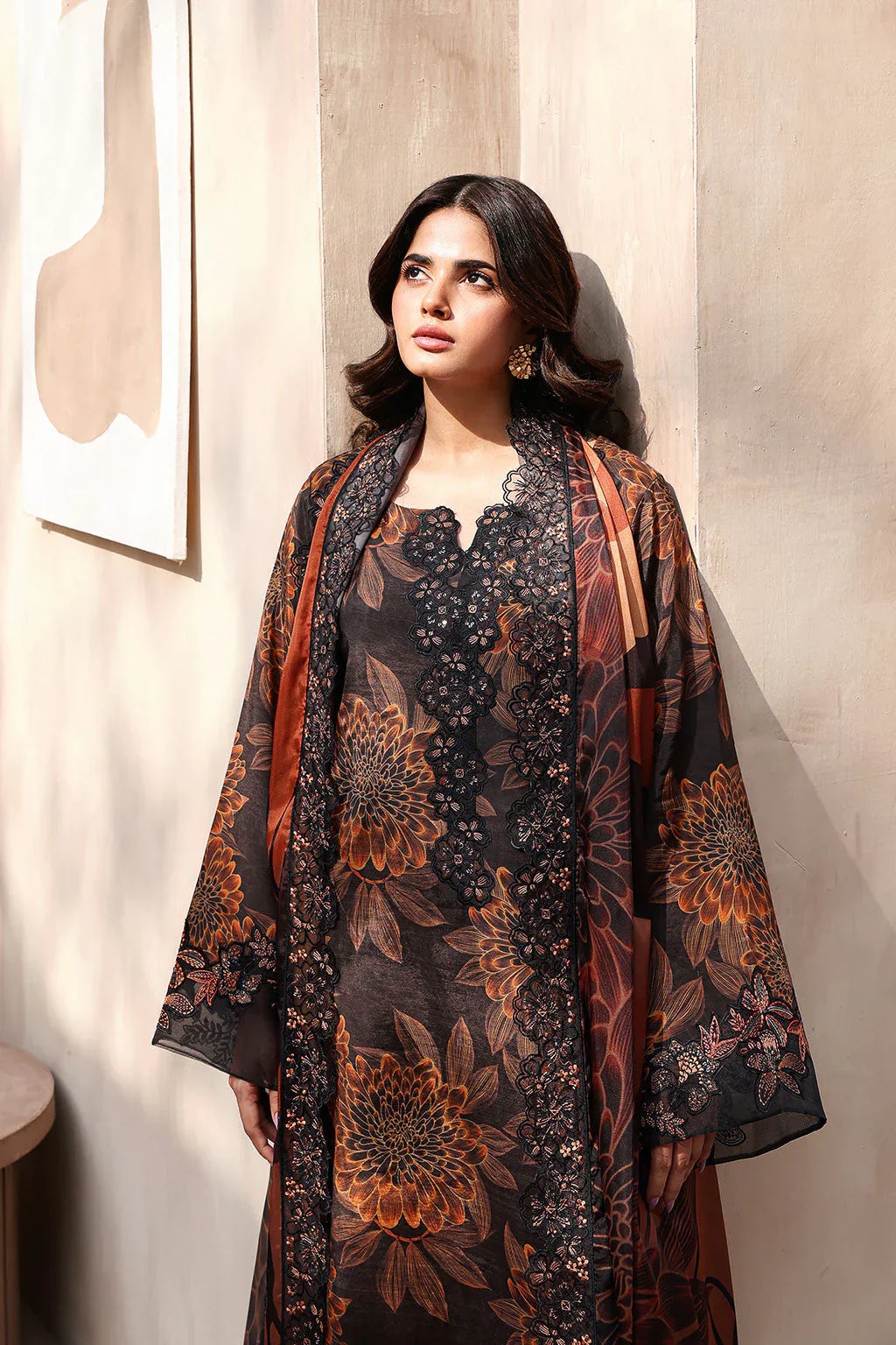 03-Piece Printed Lawn Suit - Ready To Wear