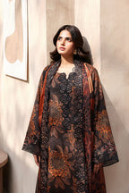 03-Piece Printed Lawn Suit - Ready To Wear