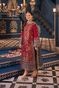 03-Piece Chiffon Suit With Heavy Embroidery - Ready To Wear